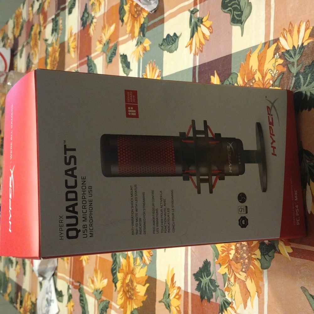 Hyperx Quadcast microphone